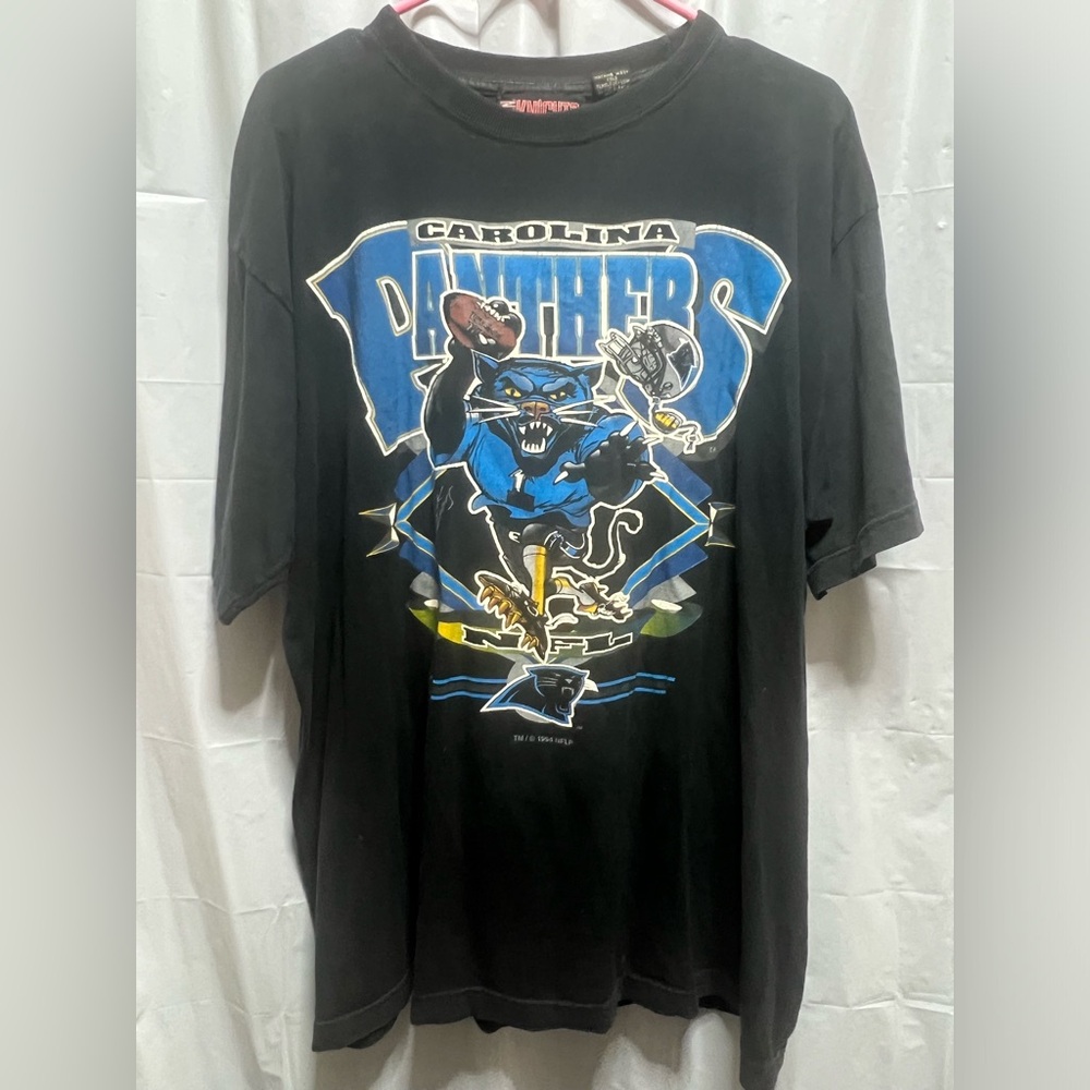Vintage 1994 Iron Knights Carolina Panthers Jack Davis Tee Size Large
